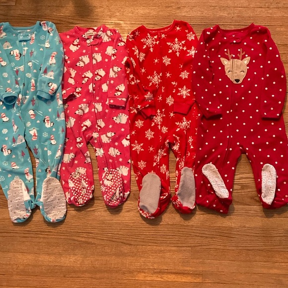 Carter's, Osh Kosh and Nevada Red and Blue and Pink Sleepers - Picture 4 of 4